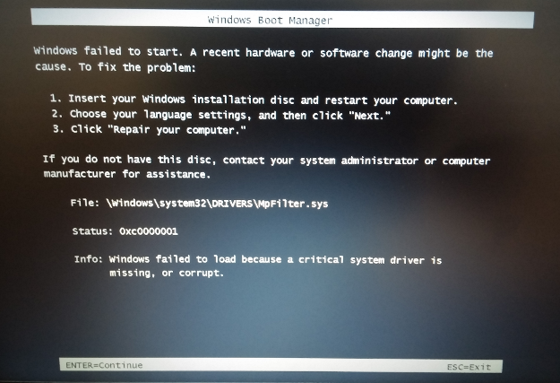 The file is possible. Windows Boot Manager ошибка. Boot Manager при загрузке ноутбука. Windows failed to start. Windows Boot Manager что делать.