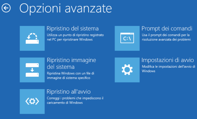 ripristino windows 8